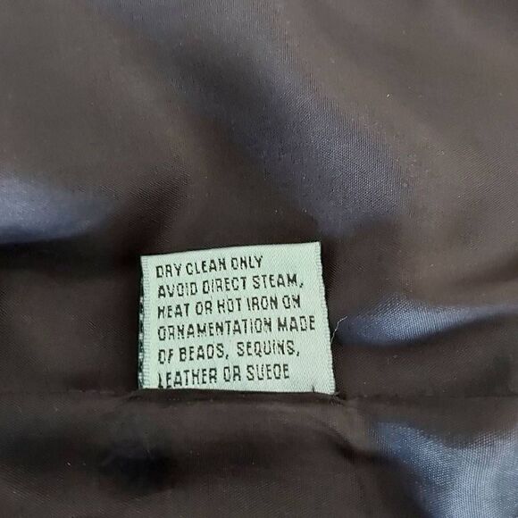 John Meyer of Norwich Jacket Sz 10 Brown with Beading - Picture 8 of 10